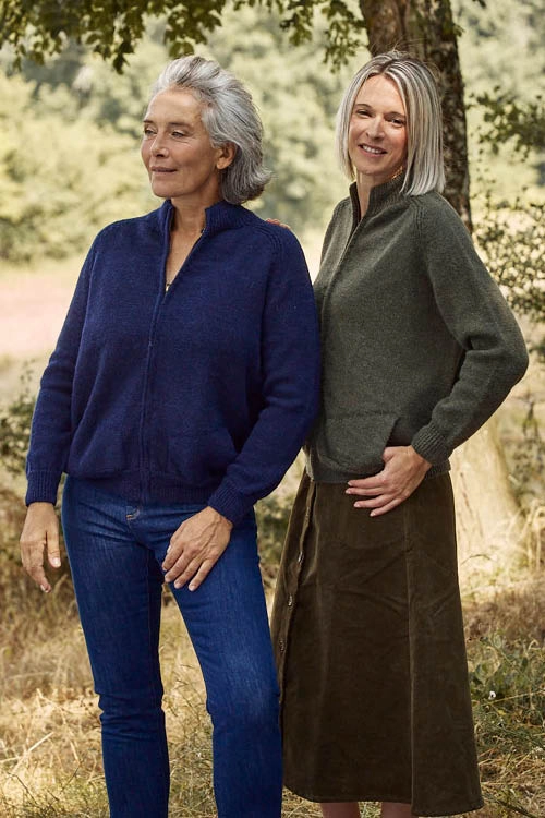 Gilet en laine alpaga pour femme 