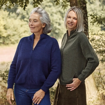 Gilet en laine alpaga pour femme 