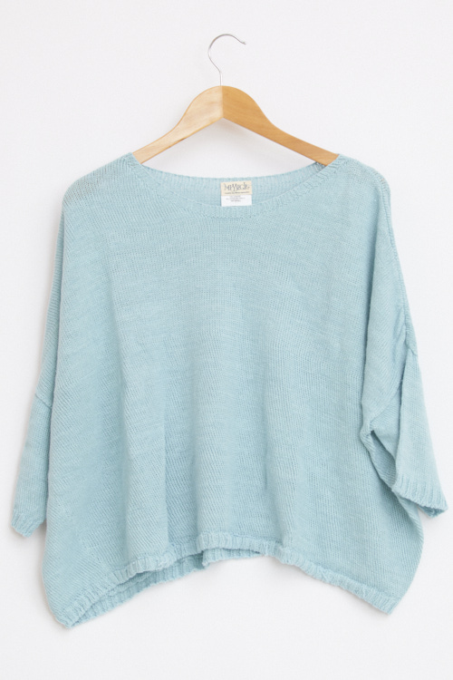 Pull ample en chanvre et coton bio/seacell pour femme