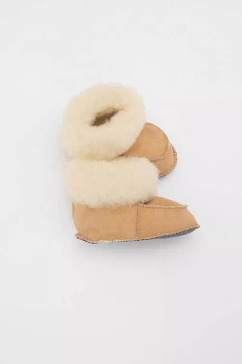Chaussons peau d'agneau pour enfants