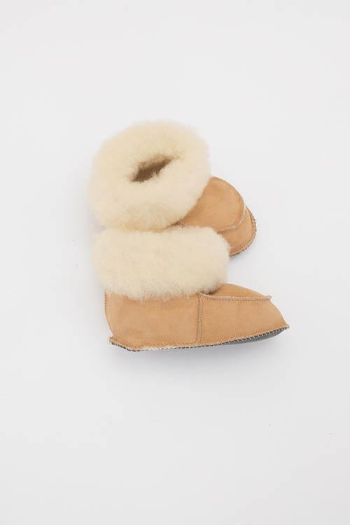 Chaussons peau d'agneau pour enfants