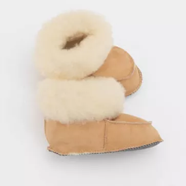 Chaussons peau d'agneau pour enfants