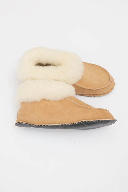 Chaussons peau d'agneau pour hommes