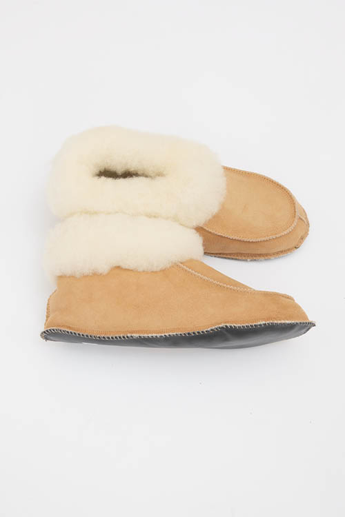 Chaussons peau d'agneau pour hommes