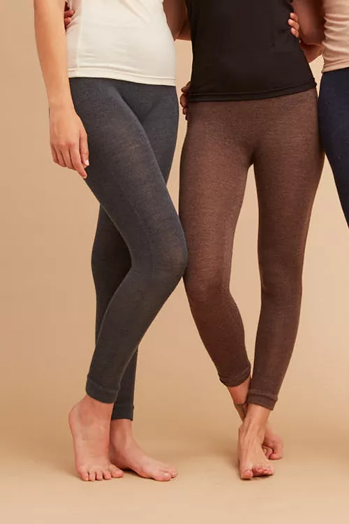 Legging laine acier