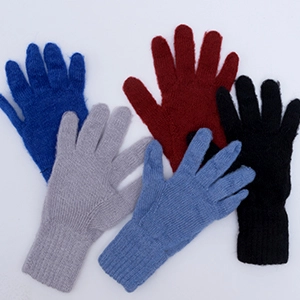 Gants laine mohair et soie pour homme 