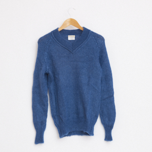 Pull laine col V   