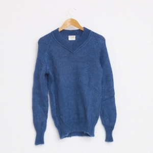 Pull laine col V   