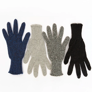 Gants duvet de mohair et yack mixtes