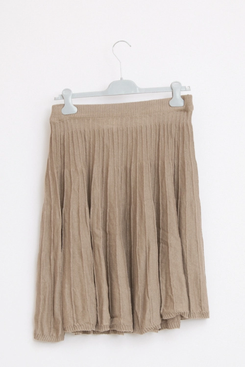 Jupe en lin aux genoux   