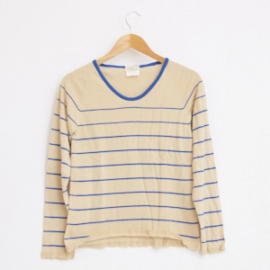 Pull marinière en coton bio