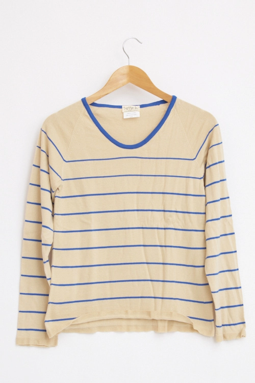 Pull marinière en coton bio