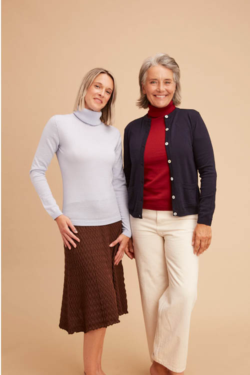 Cardigan à poches laine mérinos pour femme