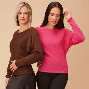 Pull en laine mérinos chauve-souris