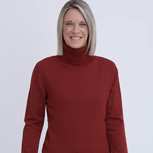 Col roulé laine mérinos pour femme 