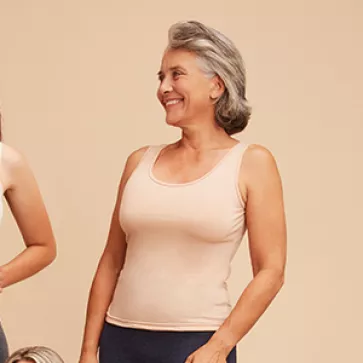 Débardeur en laine mérinos 165 extra-fin