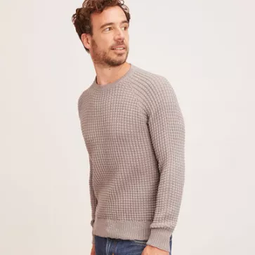 Pull en laine mérinos pour homme