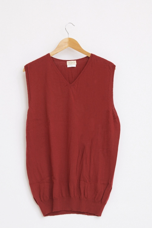Pull laine homme sans manche  