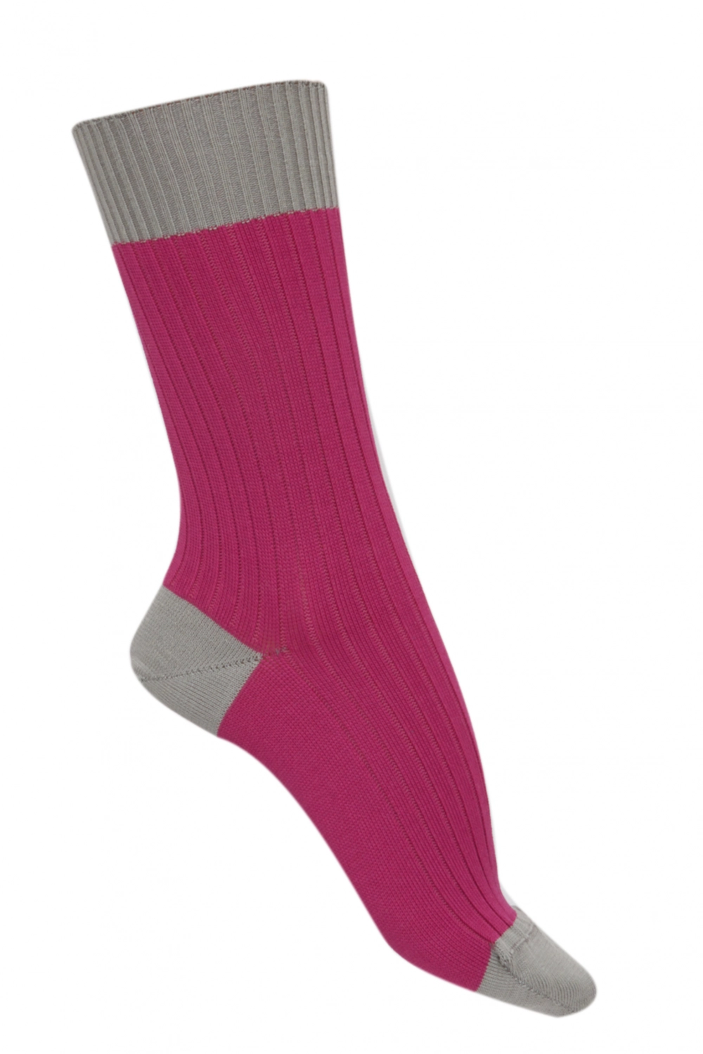 Chaussettes fil d'écosse bio santé bicolores