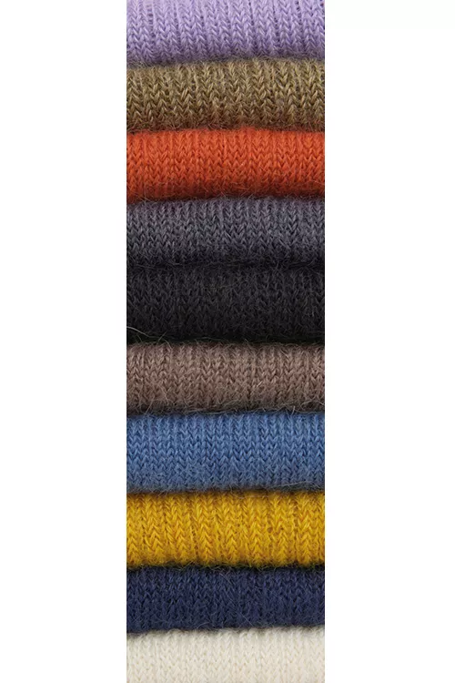 Mi bas mohair laine chaude