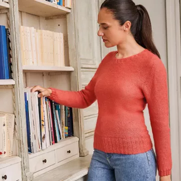 Petit pull mohair pour femme