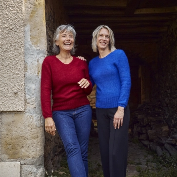 Petit pull laine mohair pour femme