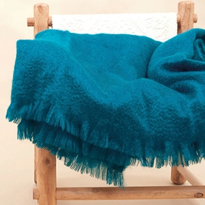 Petit plaid en laine mohair