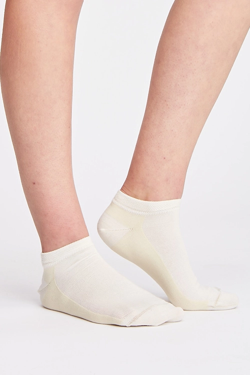 Socquettes en laine mérinos et soie ultra-solides