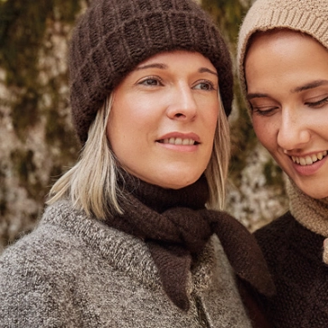 Écharpe en laine yack pour femme