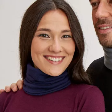 Tour de cou laine mérinos pour femme