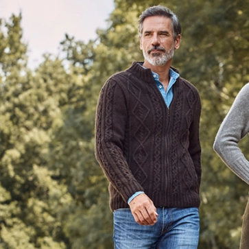 Veste laine yack pour homme