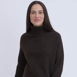 Pull en laine yack col roulé pour femme