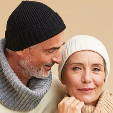 Bonnet laine cachemire mixte 