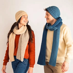 Bonnet laine rustique française  