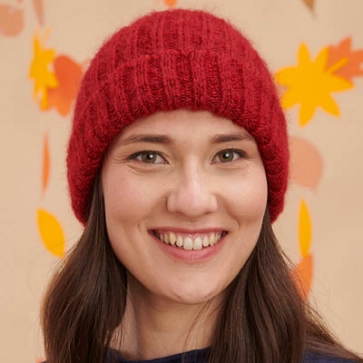 Bonnet laine mohair femme