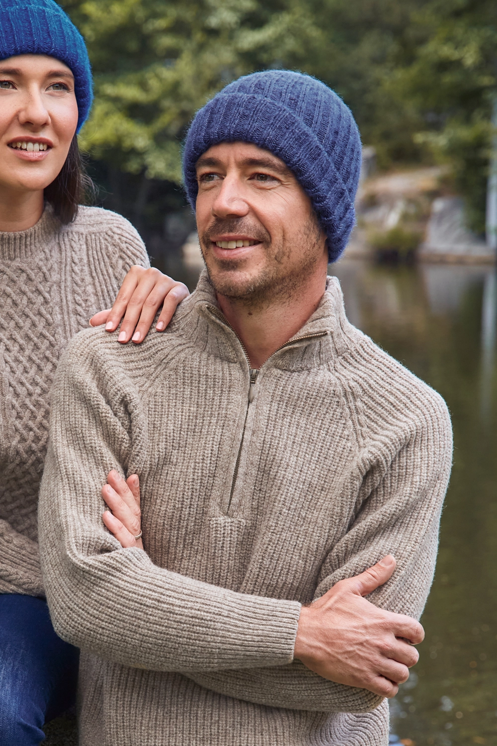 Bonnet laine mohair homme