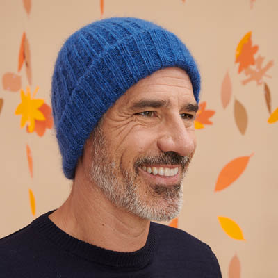 Bonnet laine mohair homme