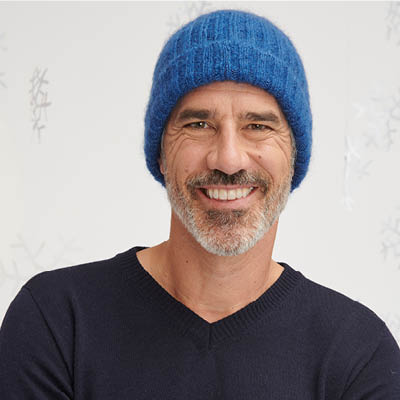 Bonnet laine mohair homme