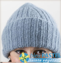 Bonnet laine mohair et soie Pastel