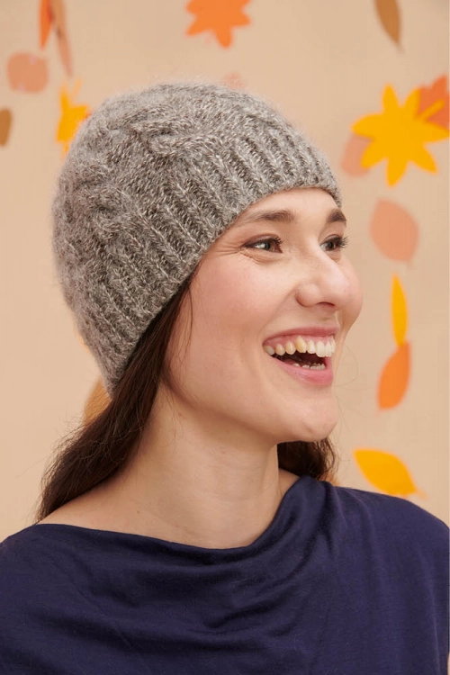 Bonnet laine yack femme boy E