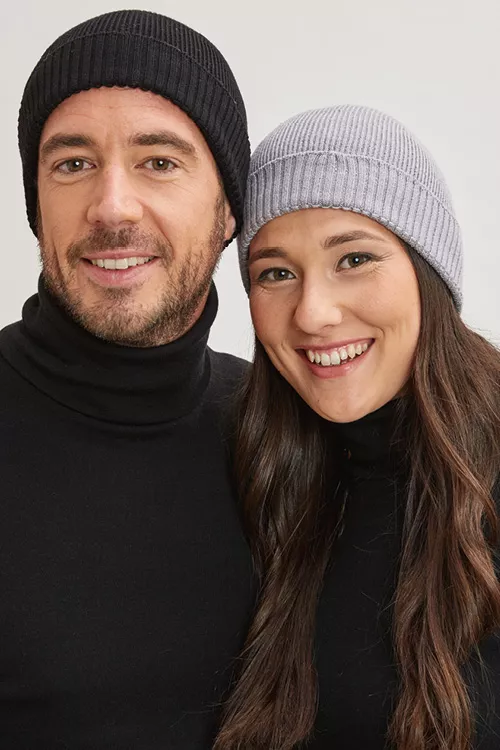 Bonnet en laine mérinos mixtes