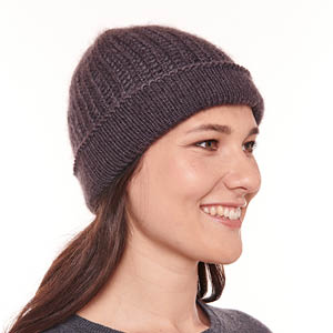 Bonnet laine à revers