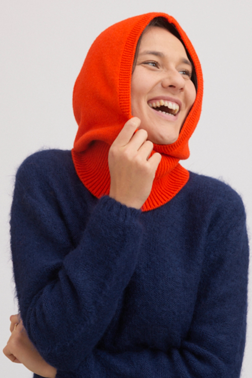 Cagoule en laine recyclée Claude
