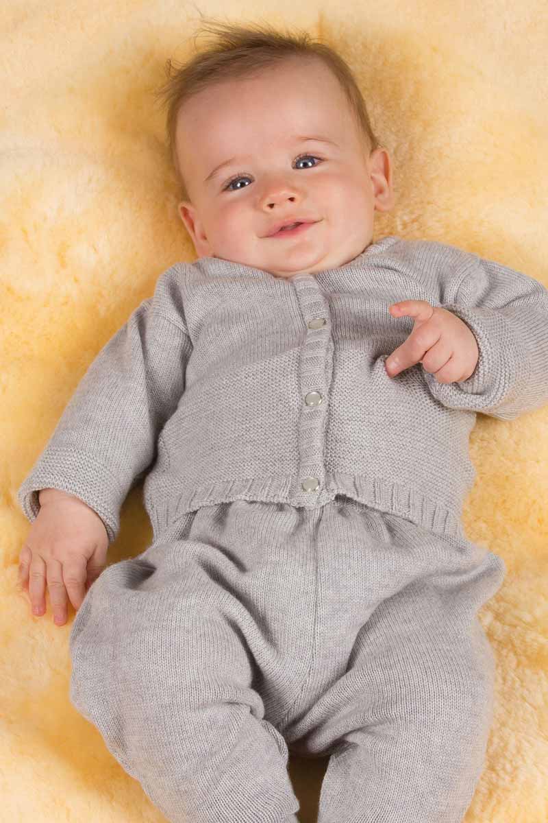 Cardigan laine bébé