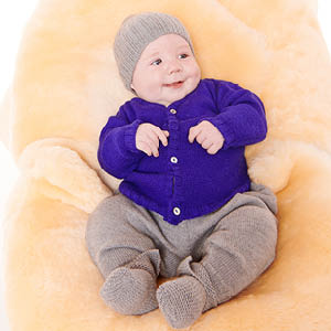 Cardigan laine bébé
