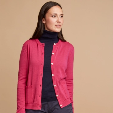 Cardigan en laine mérinos pour femme
