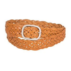 Ceinture cuir tressée  