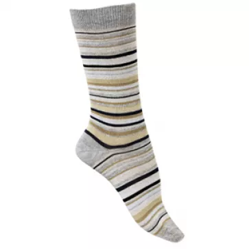 Chaussettes coton biologique à rayures
