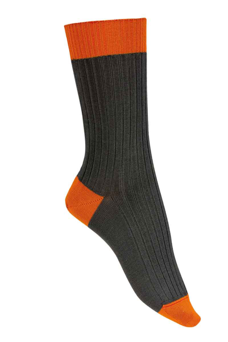 Chaussettes Fil d'Écosse Bicolores Santé Bonnes affaires