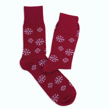 Chaussettes en coton flocons